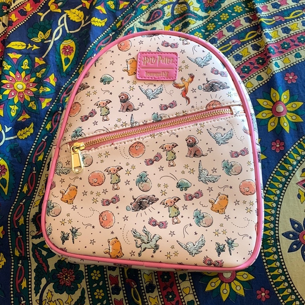 NWT Loungefly Harry Potter Magical Friends Backpack